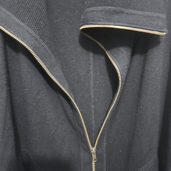 Autumn Cashmere Women's  Sweater Ponchos Shawl Size S Black 100% Cashmere - Picture 10 of 11